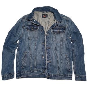 Childrens Place Boys Denim Jacket Coat Sz Large 100% Cotton Excellent Condition